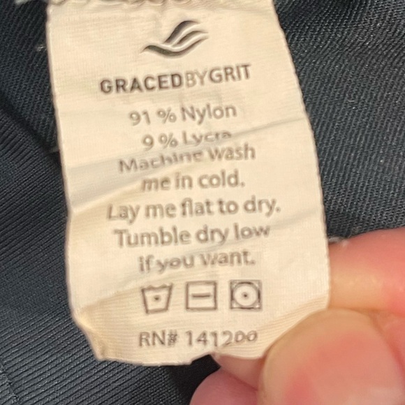 GracedbyGrit Med blueish gray racerback tank - Picture 5 of 7